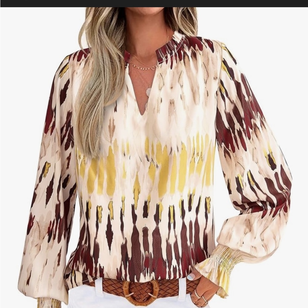 Elegant Multicolor Blouse - Picture 2 of 5